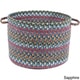 preview thumbnail 7 of 5, Charisma Multicolored Woven Basket by Rhody Rug Saphire