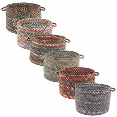 Charisma Multicolored Woven Basket by Rhody Rug