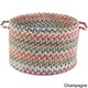 preview thumbnail 4 of 5, Charisma Multicolored Woven Basket by Rhody Rug Champagne