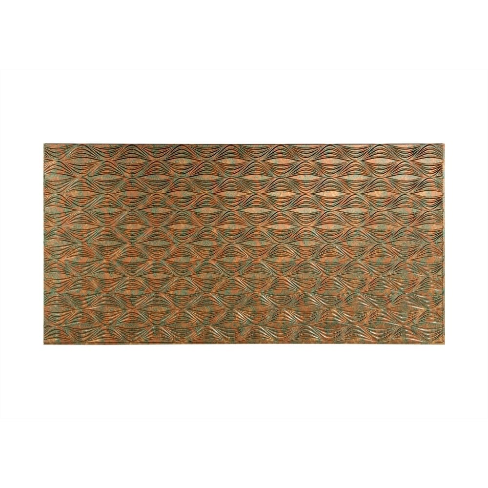 FASÄDE Shallot 4-foot x 8-foot PVC Wall Panel in Copper Fantasy