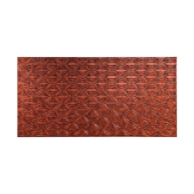 FASÄDE Shallot 4-foot x 8-foot PVC Wall Panel in Moonstone Copper