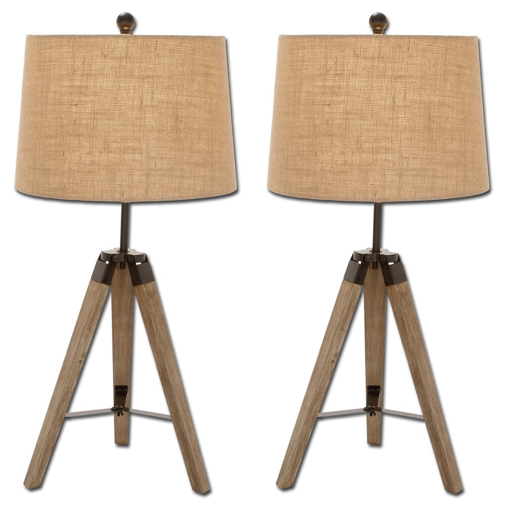 rustic table lamp sets
