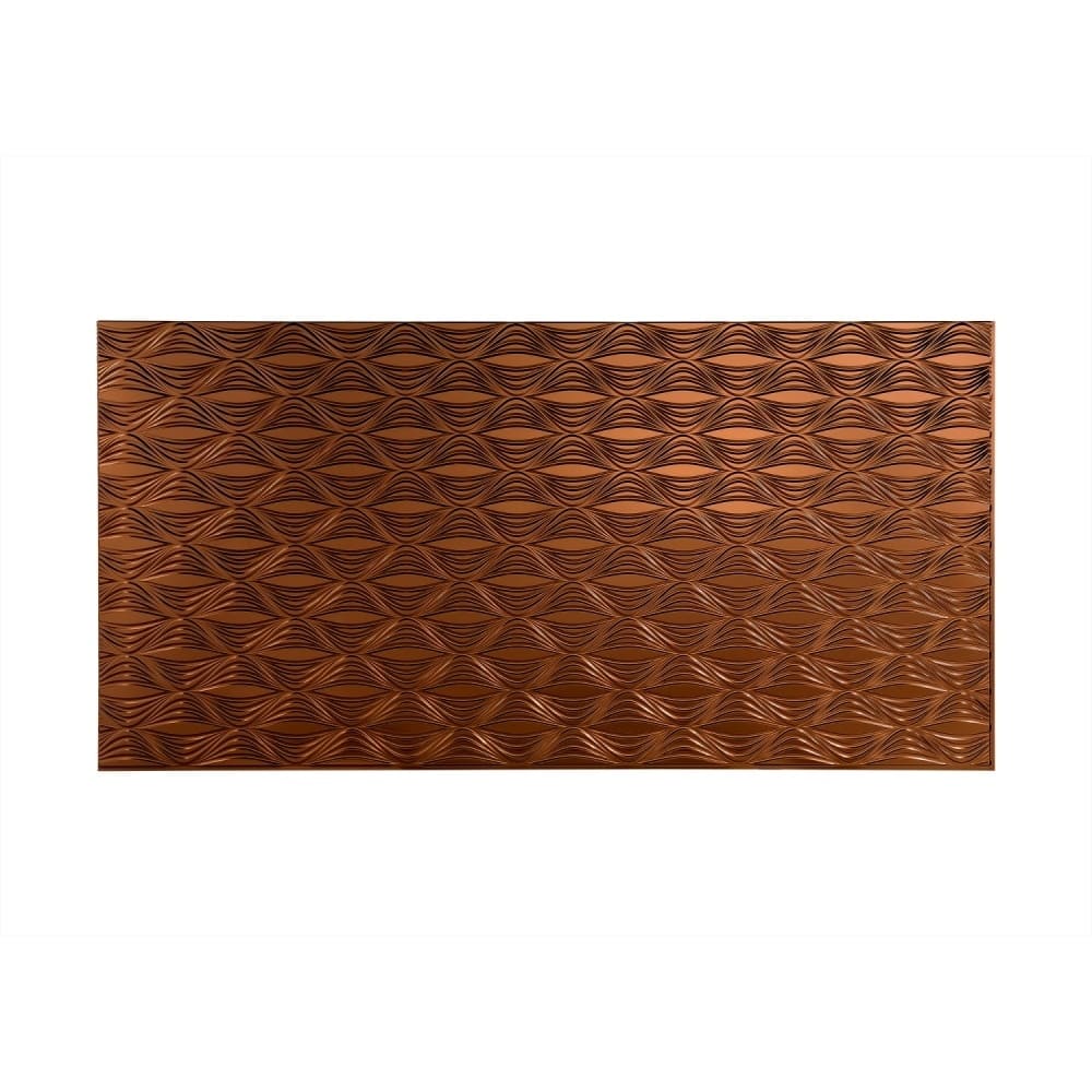 FASÄDE Shallot 4-foot x 8-foot PVC Wall Panel in Oil Rubbed Bronze