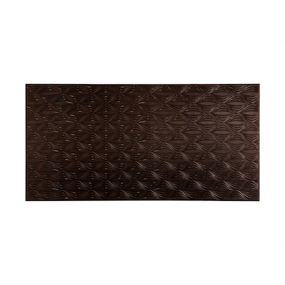 FASÄDE Shallot 4-foot x 8-foot PVC Wall Panel in Smoked Pewter