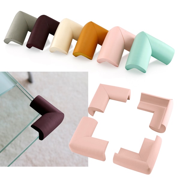 Gearonic 4Pcs Baby Kids Safety Corner Edge Protectors Soft Protector