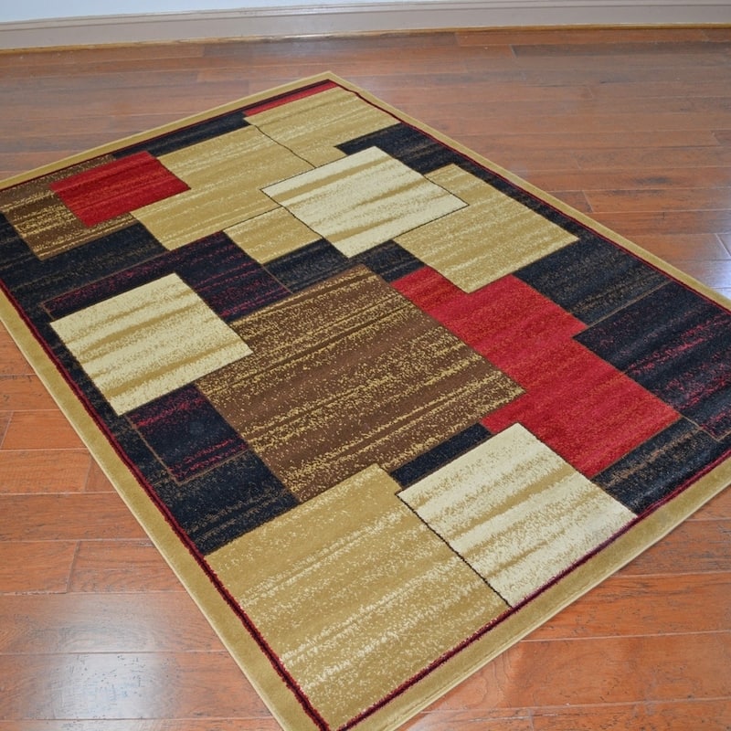 Mayberry City Panes Contemporary Area Rug