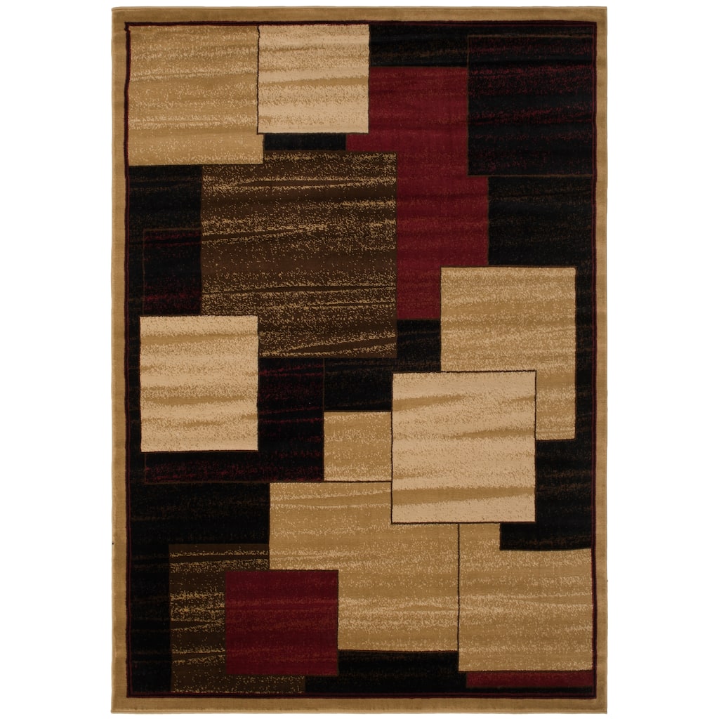 Mayberry City Panes Contemporary Area Rug