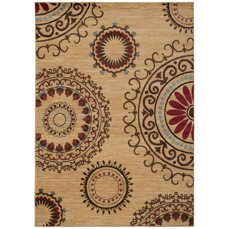 Contemporary Kaleidoscope Area Rug
