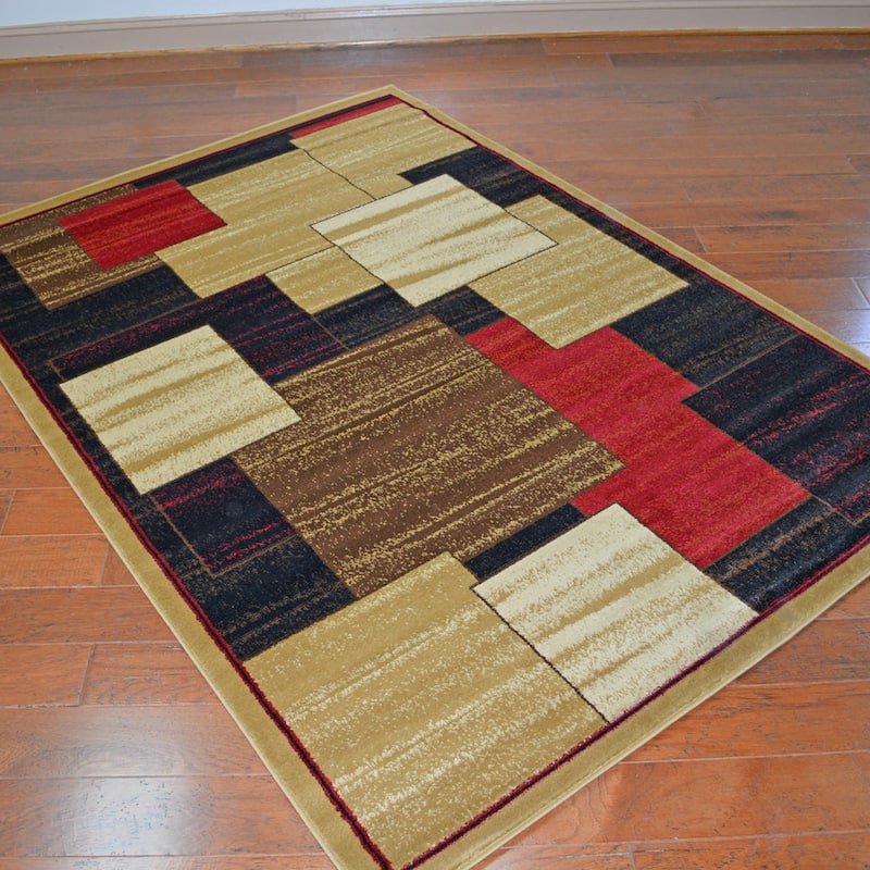 Mayberry City Panes Contemporary Area Rug