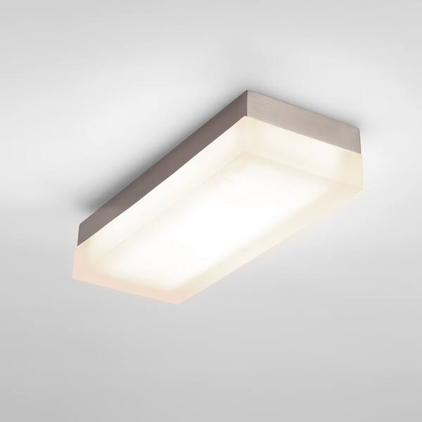 Dice Led Rectangular 1 Light Flush Mount Overstock 10543478