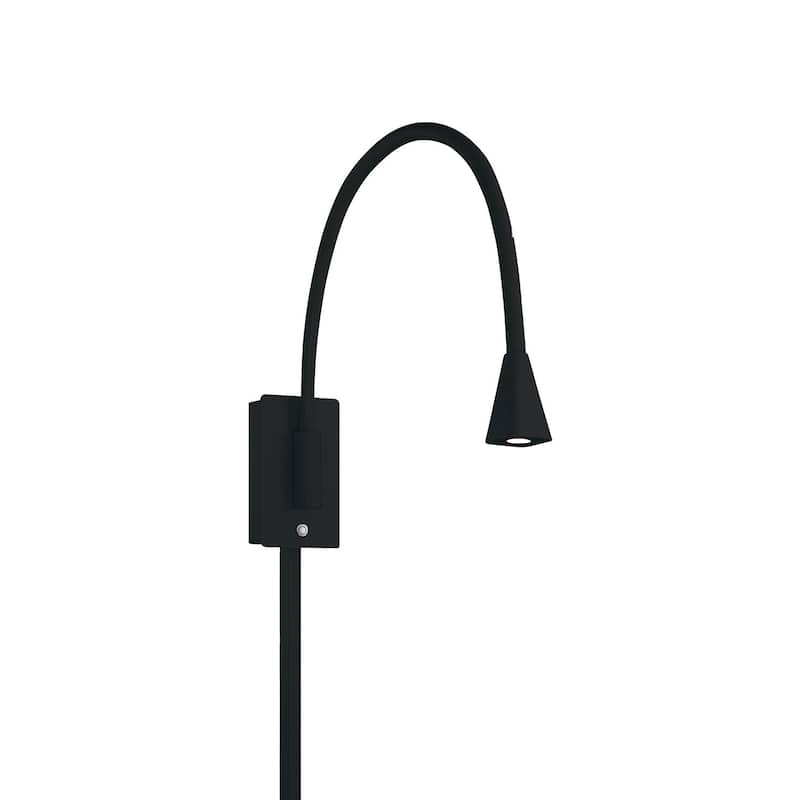 Stretch LED 1-light Swing Arm - Black