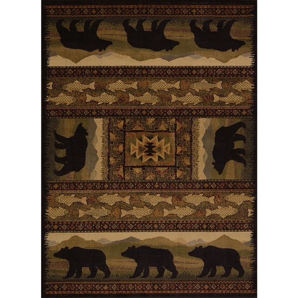 Copper Grove Welaka Bear Area Rug - 7'10 x 10'6