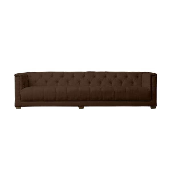 Chocolate Linen Muscota Sofa   Shopping