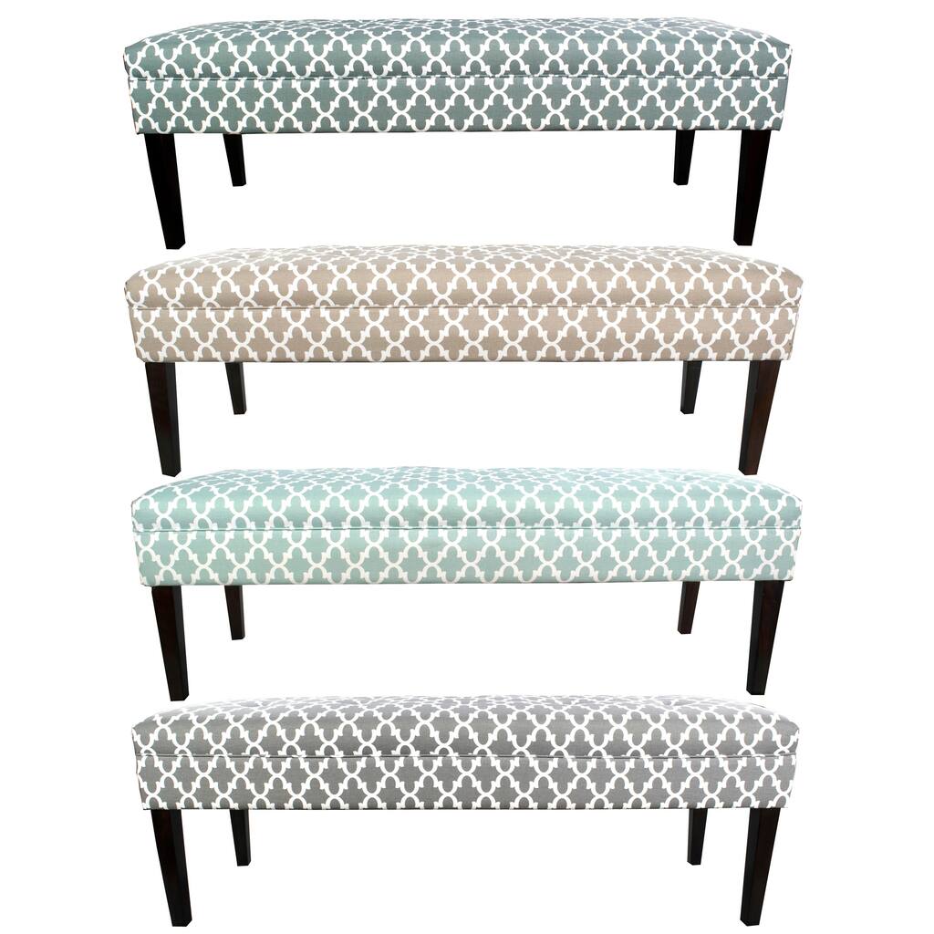 MJL Furniture Kaya Fulton 10-button Tufted Upholstered Long Bench