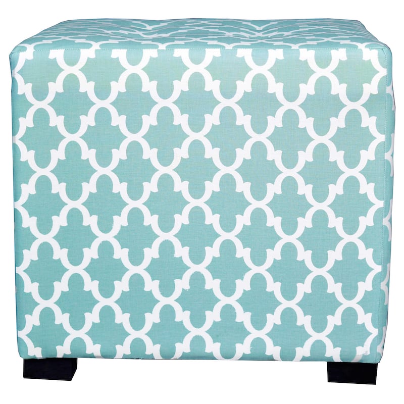 MJL Furniture Fulton 4-button Tufted Square Ottoman