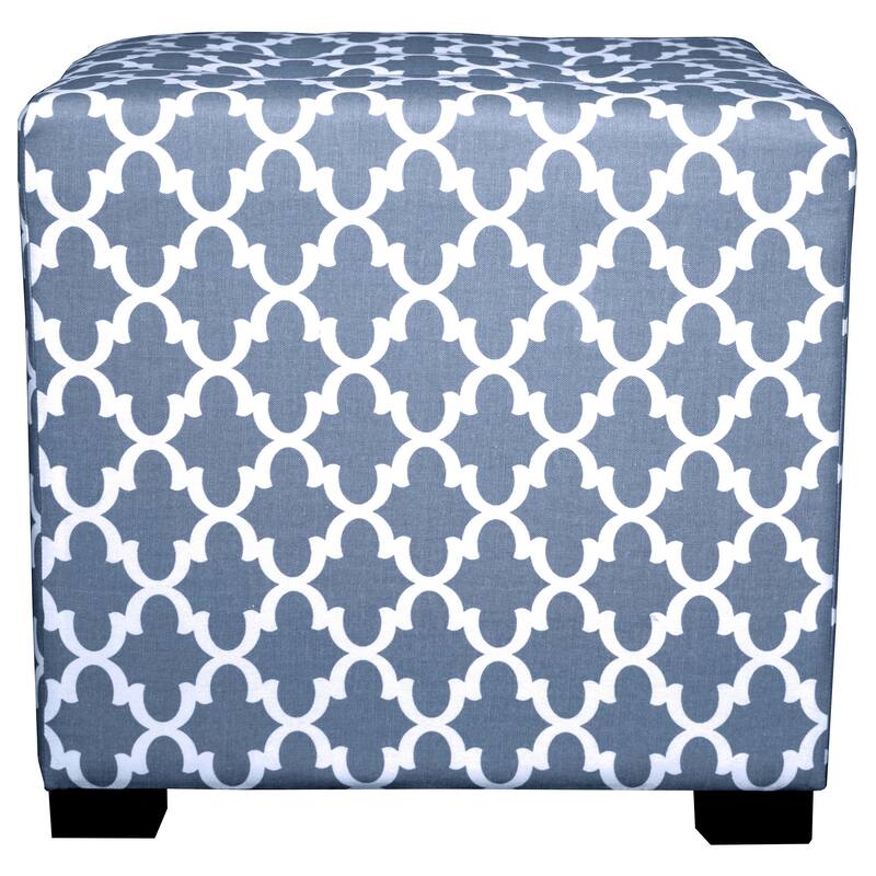MJL Furniture Fulton 4-button Tufted Square Ottoman