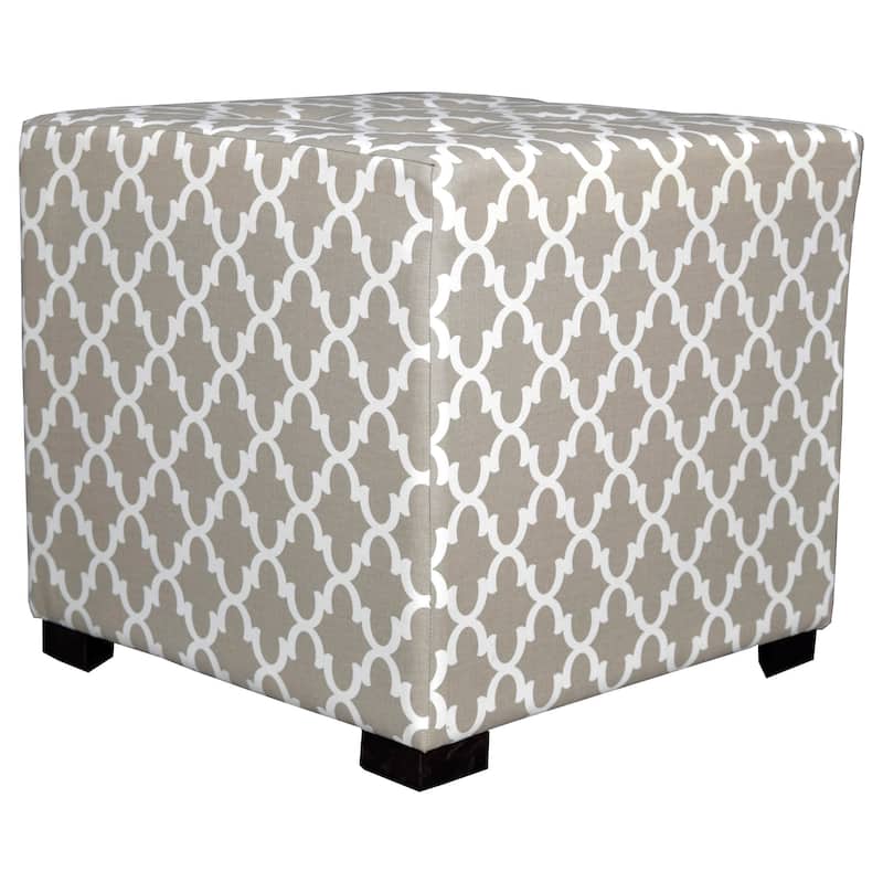 MJL Furniture Fulton 4-button Tufted Square Ottoman