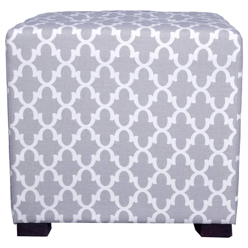 MJL Furniture Fulton 4-button Tufted Square Ottoman