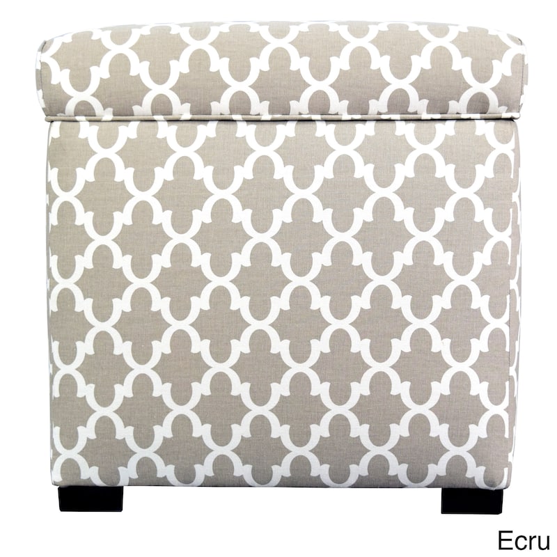 MJL Furniture Tami Fulton Square Storage Ottoman