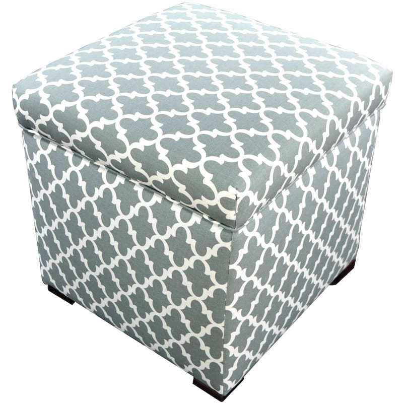 MJL Furniture Tami Fulton Square Storage Ottoman