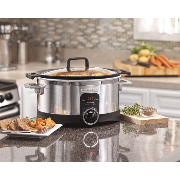 Hamilton Beach 6 quart Programmable Searing Slow Cooker   17625089