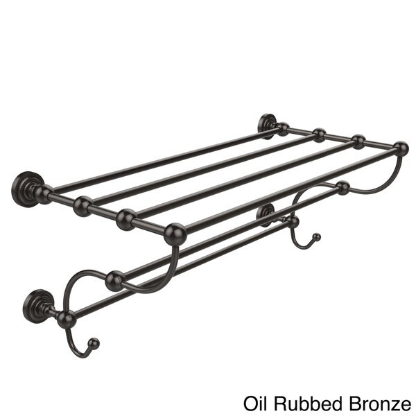 Allied Brass Dottingham Collection 36 Inch Train Rack Towel Shelf