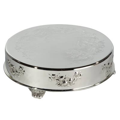 Heim Concept 14-inch Silver-plated Round Cake Plateau