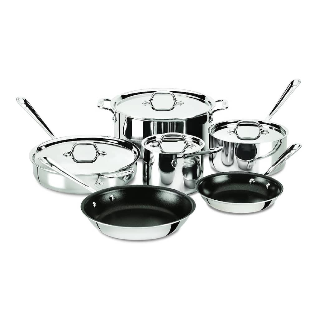All-Clad Stainless Steel Nonstick 10-Piece Set