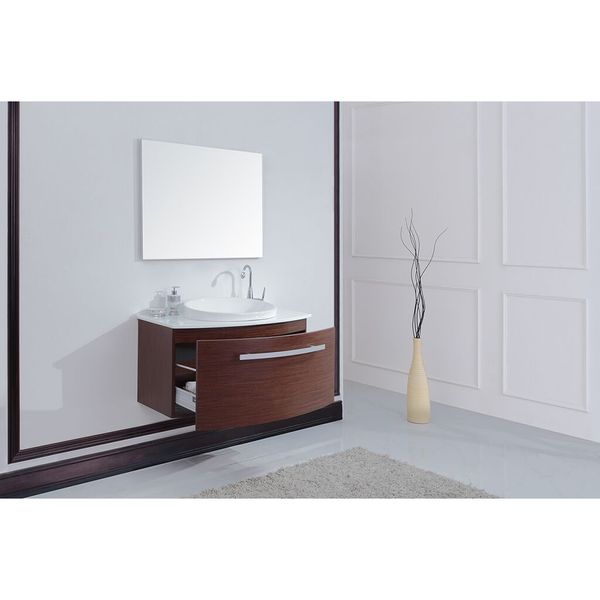 Annabelle 40 Inch Modern Bathroom Vanity Espresso Finish eviva allura annabelle 40-inch iron wood wall mount bathroom Annabelle 40 Inch Modern Bathroom Vanity Espresso Finish eviva allura annabelle 40-inch iron wood wall mount bathroom