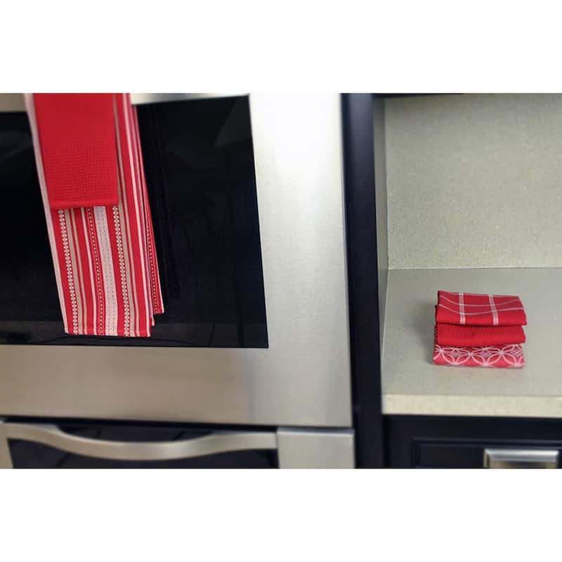 5-piece Contemporary Print Dishtowel Set