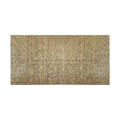 FASÄDE Ripple Vertical 4-foot x 8-foot PVC Wall Panel in Copper Fantasy