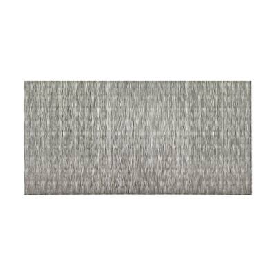 Fasade Vertical Ripple Crosshatch Silver 4-foot x 8-foot Wall Panel