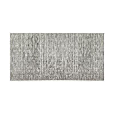 FASÄDE Ripple Vertical 4-foot x 8-foot PVC Wall Panel in Crosshatch Silver