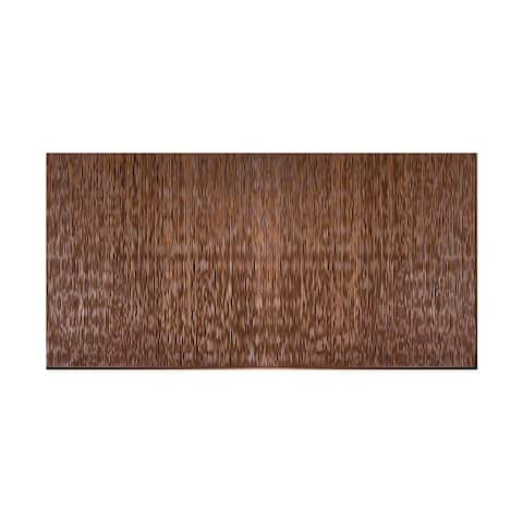 Fasade Vertical Ripple Oil Rubbed Bronze 4-foot x 8-foot Wall Panel