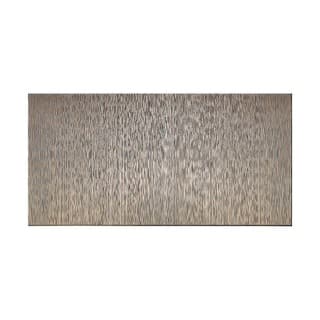 Silver Wall Tiles Online At Our Best Tile Deals Fasade Vertical Ripple Brushed Nickel 4 Foot X 8 Wall Panel