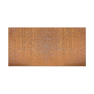 FASÄDE Ripple Vertical 4-foot x 8-foot PVC Wall Panel in Antique Bronze
