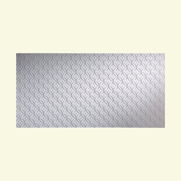 slide 1 of 1, Fasade Rings Gloss White 4 x 8 ft. Wall Panel