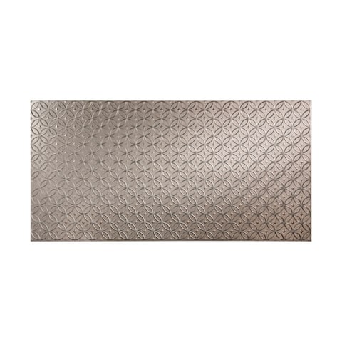 Fasade Rings Galvanized Steel 4 x 8 ft. Wall Panel