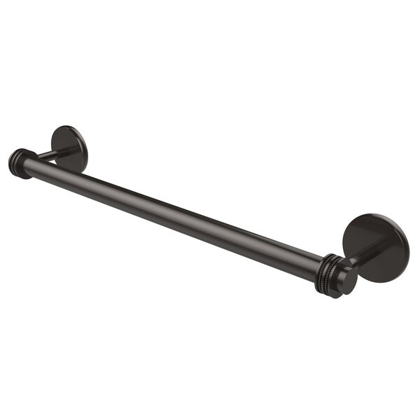 Allied Brass Satellite Orbit Two Collection Dotted Detail 24-inch Towel Bar
