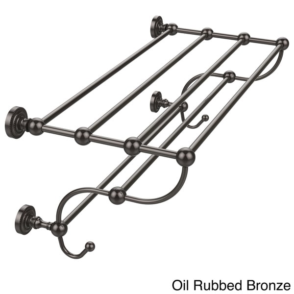 Allied Brass Dottingham Collection 24 inch Train Rack Towel Shelf