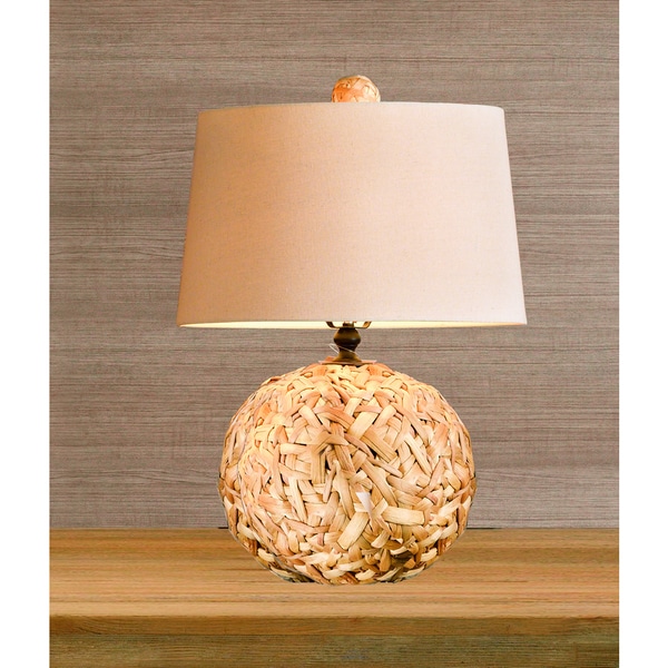 seagrass table lamp