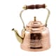 preview thumbnail 1 of 0, Old Dutch Solid Copper Hammered 2 qt. Tea Kettle with Brass Spout and Wooden Handle