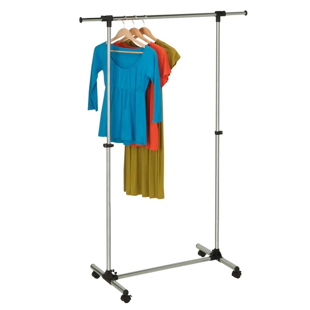 Honey Can Do Chrome Adjustable Garment Rack