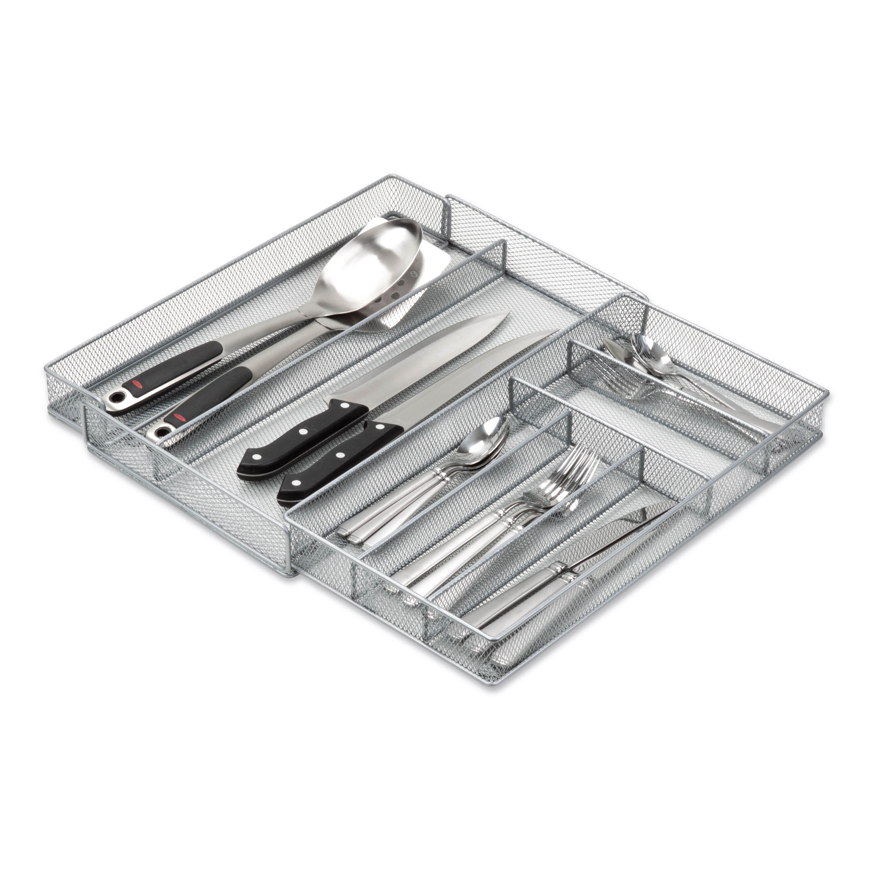 Honey-Can-Do Steel Mesh Expandable Cutlery Tray