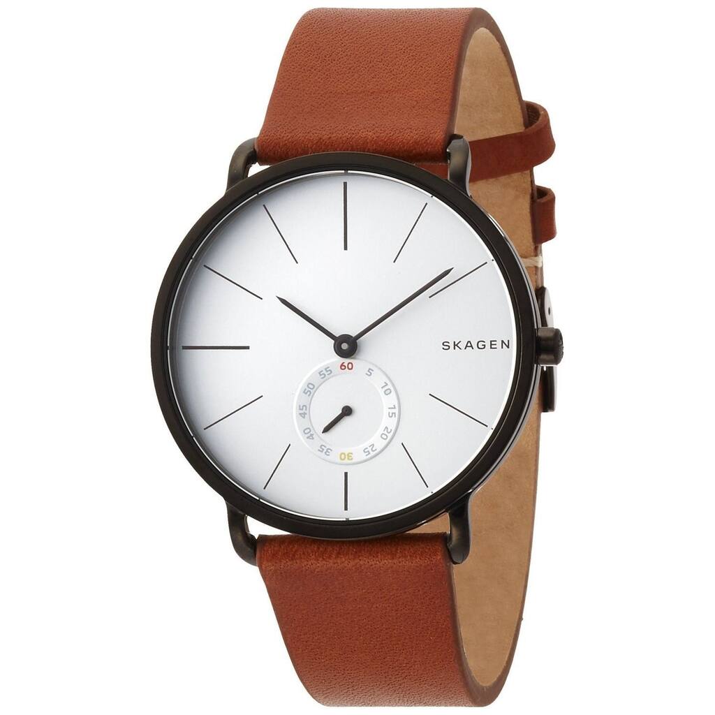 Skagen Men's SKW6216 'Hagen' Brown Leather Watch