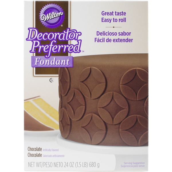 Decorator Preferred Fondant 24ozChocolate   17628422  