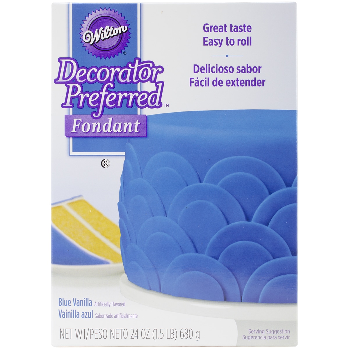 Decorator Preferred Fondant 24ozPurple   17628420  