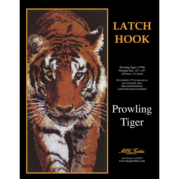 Tiger latch hook kit