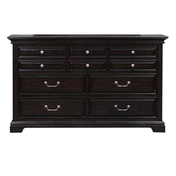 Magnussen B2564 Abernathy Black Finish Wood Drawer Dresser - Bed Bath ...