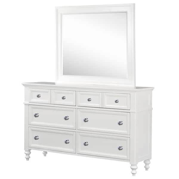 Magnussen B2819 Cape May White Finish Wood Drawer Dresser - Bed Bath ...